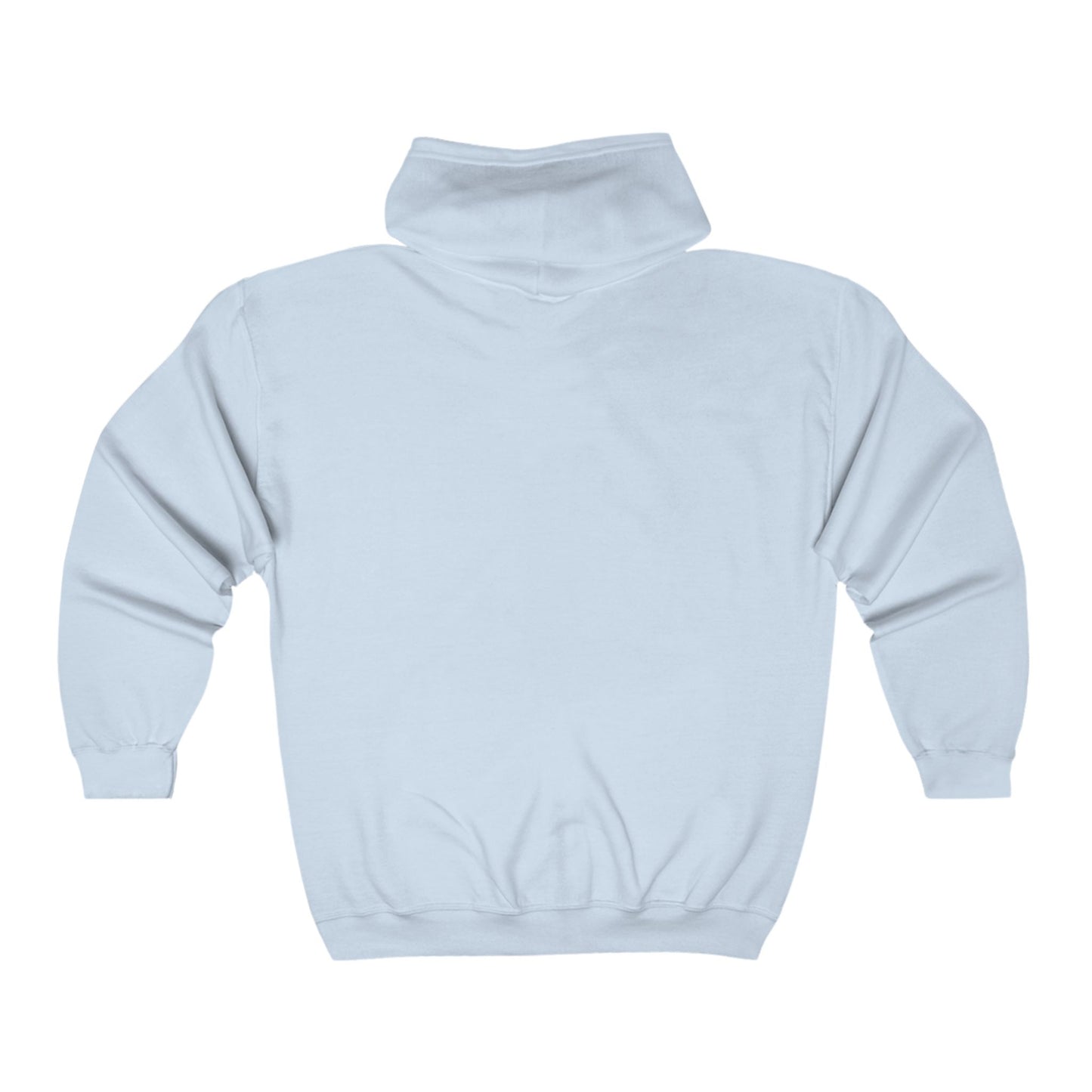 Zip Hoodie (Blue Logo)
