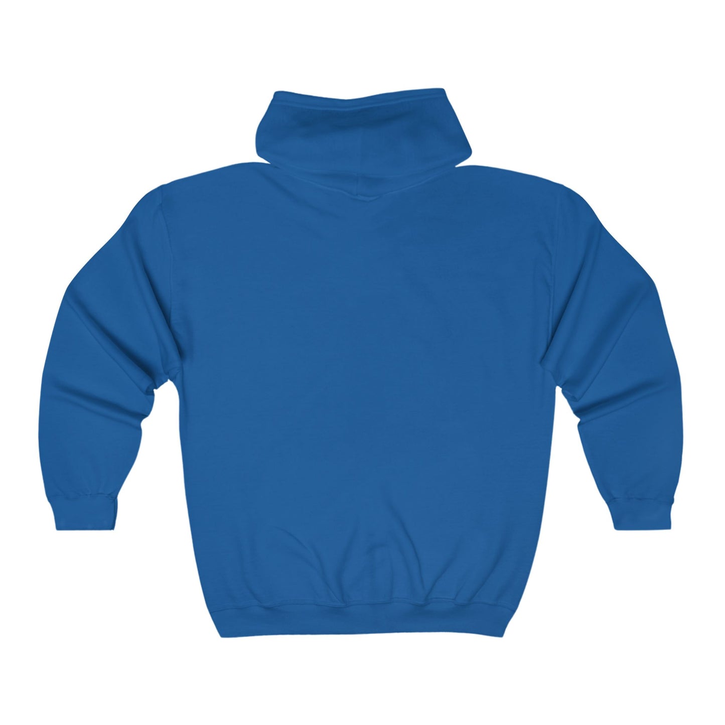 Zip Hoodie (Blue Logo)